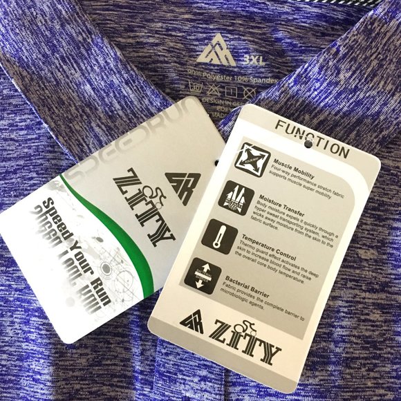 ZITY Mens Long Sleeve Sports Golf Tennis Polo Shirt   NEW!!! - Picture 8 of 12